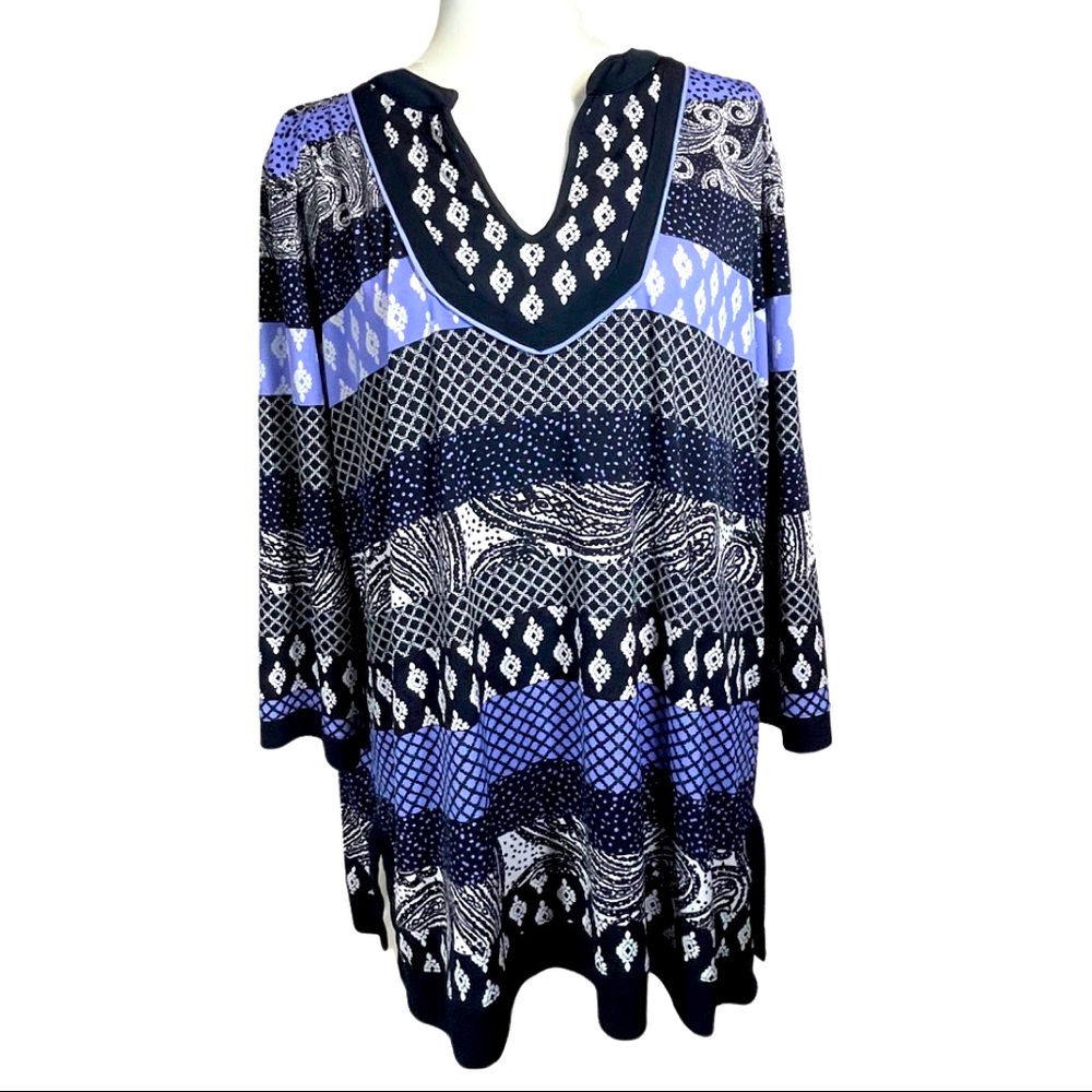 Dana bushman top 3/4 sleeves size: XL